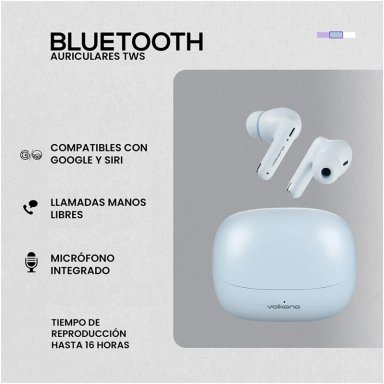 AUDÍFONOS VOLKANO IN EAR SERIE JUPITER BLUETOOTH - 9