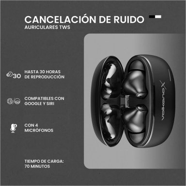 AUDÍFONOS VOLKANO IN EAR VXT200S BLUETOOTH - 9