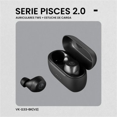 AUDÍFONOS VOLKANO IN EAR SERIE PISCES 2.0 BLUETOOTH - 6