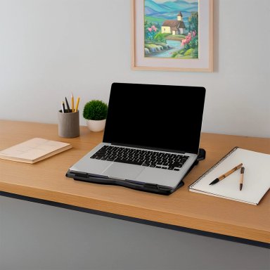 BASE PARA NOTEBOOK VOLKANO SERIE POLAR CON DOBLE VENTILADOR 15.6” - 9