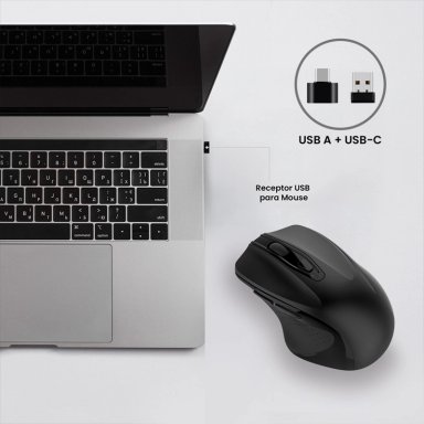 MOUSE INALÁMBRICO VOLKANO SERIE AURUM - 8
