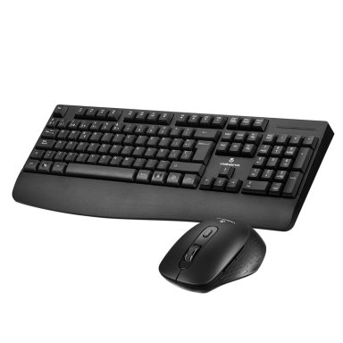SET VOLKANO SERIE METEOR TECLADO + MOUSE INALÁMBRICO - 1