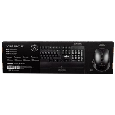 SET VOLKANO SERIE METEOR TECLADO + MOUSE INALÁMBRICO - 13