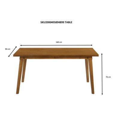 JUEGO DE COMEDOR RIPLEY HOME PAULINA 4S + BANCA - 8