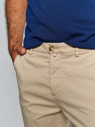 PANTALÓN HOMBRE SPAVALDI ALGODÓN CHINO LAVADO - 3