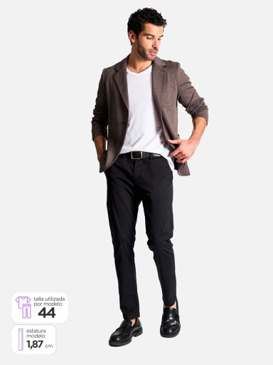 PANTALÓN HOMBRE SPAVALDI ALGODÓN CHINO LAVADO - 1