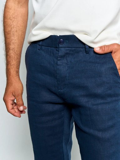 PANTALÓN HOMBRE SPAVALDI LINO  - 4
