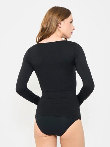 CAMISETA MANGA LARGA MUJER PALMERS SEAMLESS SEMI CONTROL 40701 - 2