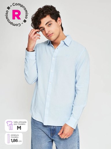 CAMISA HOMBRE PEPE JEANS ALGODÓN MANGA LARGA - 1