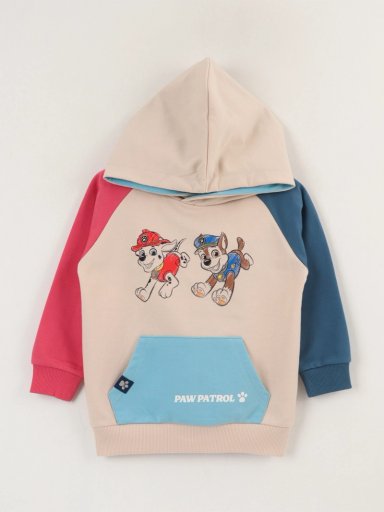 POLERON NIÑO PAW PATROL CON GORRO Y MANGA LARGA - 1