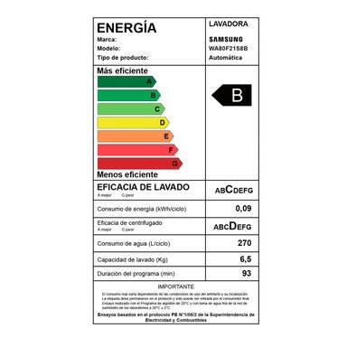 LAVADORA CARGA SUPERIOR SAMSUNG WA80F21S8BZS BE SPOKE 21KG NEGRO - 10