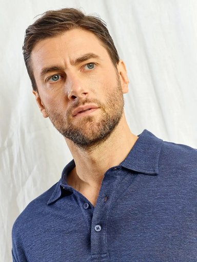 POLERA HOMBRE SPAVALDI LINO CUELLO POLO MANGA CORTA - 3