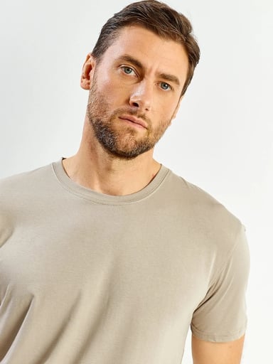 POLERA HOMBRE SPAVALDI CUELLO REDONDO MANGA CORTA - 3