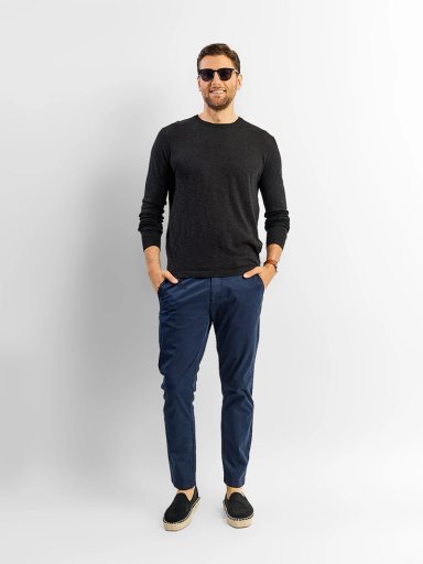 SWEATER HOMBRE SPAVALDI ALGODÓN CUELLO REDONDO - 5
