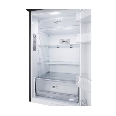 REFRIGERADOR TOP FREEZER LG VT38MPM 375L NO FROST NEGRO - 7