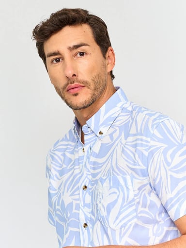 CAMISA HOMBRE KENNETH STEVENS ALGODÓN MANGA CORTA - 3