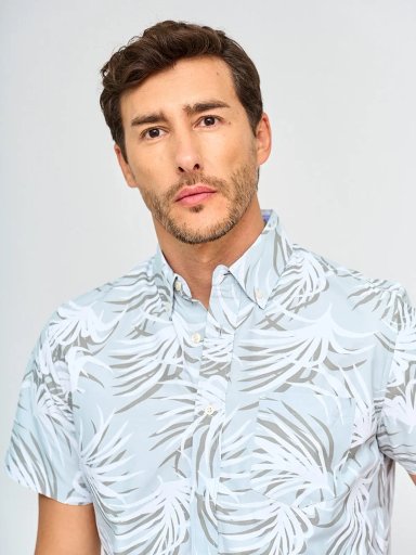 CAMISA HOMBRE KENNETH STEVENS ALGODÓN MANGA CORTA - 3