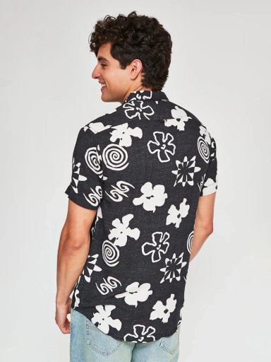 CAMISA HOMBRE CLOUDBREAK MANGA CORTA PRINT - 2