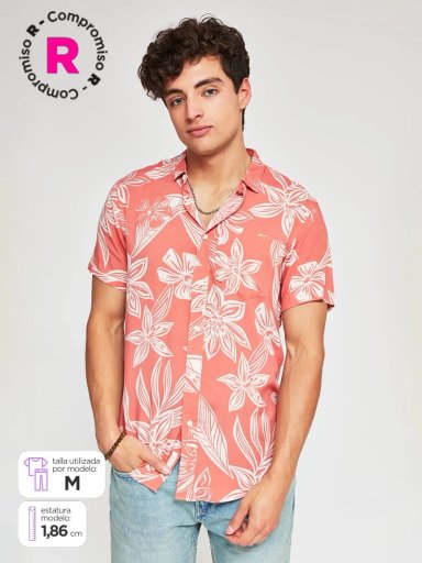 CAMISA HOMBRE CLOUDBREAK MANGA CORTA PRINT - 1