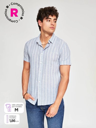 CAMISA HOMBRE PEPE JEANS ALGODÓN MANGA CORTA - 1