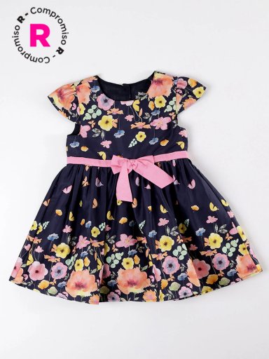VESTIDO NIÑA BABY HARVEST ESTAMPADO LOCALIZADO - 1
