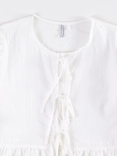 BLUSA MANGA CORTA NIÑA INDEX LAZOS - 3