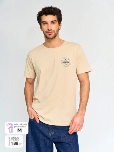 POLERA HOMBRE CLOUDBREAK ALGODÓN MANGA CORTA - 1