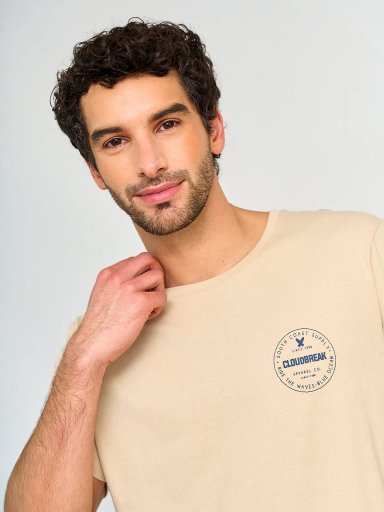 POLERA HOMBRE CLOUDBREAK ALGODÓN MANGA CORTA - 3