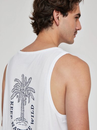 POLERA HOMBRE CLOUDBREAK ALGODÓN SIN MANGAS PRINT - 3