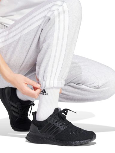 PANTALÓN DE BUZO MUJER ADIDAS ALGODÓN ESSENTIALS 3 TIRAS HOLGADO - 4