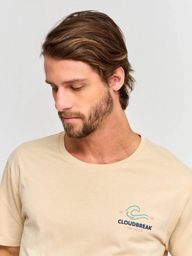 POLERA HOMBRE CLOUDBREAK ALGODÓN MANGA CORTA PRINT - 3