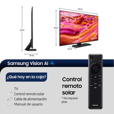 SMART TV SAMSUNG 43" QN90F NEO QLED MINI LED 4K VISION AI (2025) - 3