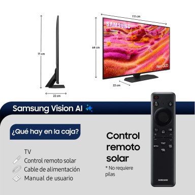SMART TV SAMSUNG 50" QN90F NEO QLED MINI LED 4K VISION AI (2025) - 3