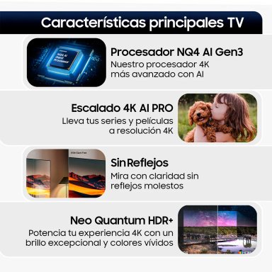 SMART TV SAMSUNG 50" QN90F NEO QLED MINI LED 4K VISION AI (2025) - 4
