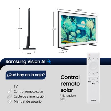 SMART TV SAMSUNG QLED 4K 50'' LS03F THE FRAME ART MODE VISION AI SMART TV - 3