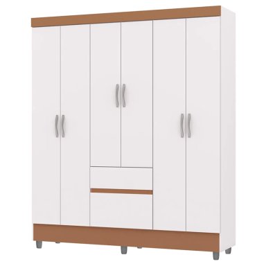 CLÓSET VEKKA HOME IDEAL 6 PUERTAS 2 CAJONES BLANCO - 2