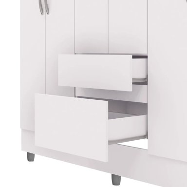 CLÓSET VEKKA HOME IDEAL 6 PUERTAS 2 CAJONES BLANCO - 7
