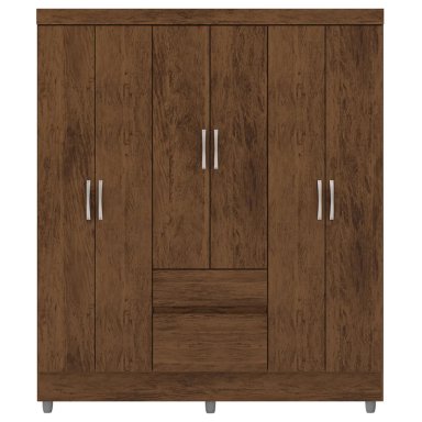 CLÓSET VEKKA HOME IDEAL 6 PUERTAS 2 CAJONES CAFÉ - 2