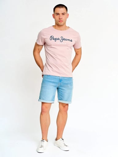 POLERA HOMBRE PEPE JEANS ALGODÓN CUELLO REDONDO MANGA CORTA - 4