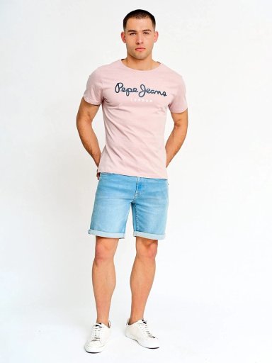 POLERA HOMBRE PEPE JEANS ALGODÓN CUELLO REDONDO MANGA CORTA - 4