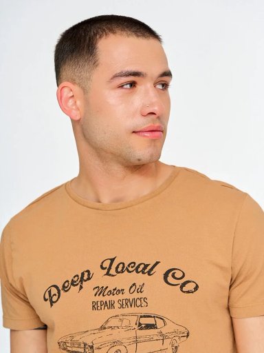 POLERA HOMBRE BARBADOS ALGODÓN MANGA CORTA ESTAMPADA - 3