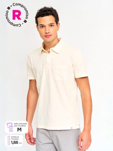 POLERA HOMBRE REGATTA ALGODÓN CUELLO POLO MANGA CORTA - 1