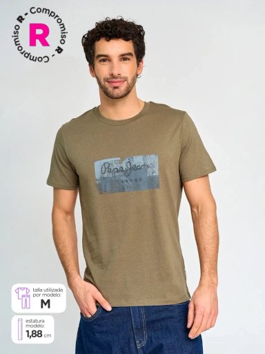 POLERA HOMBRE PEPE JEANS ALGODÓN MANGA CORTA - 1