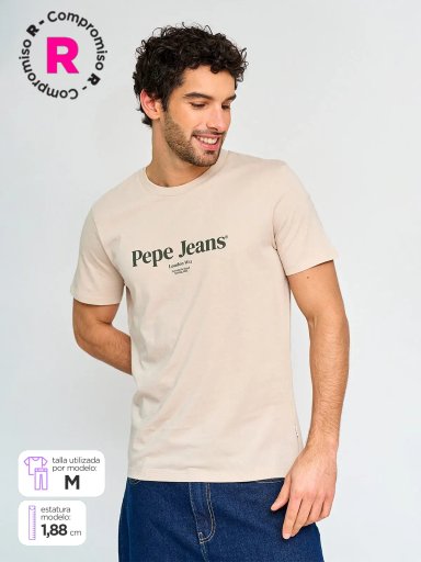 POLERA HOMBRE PEPE JEANS ALGODÓN MANGA CORTA - 1