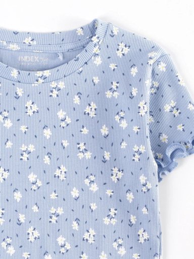 POLERA MANGA CORTA NIÑA M6T RIB FULL PRINT - 3