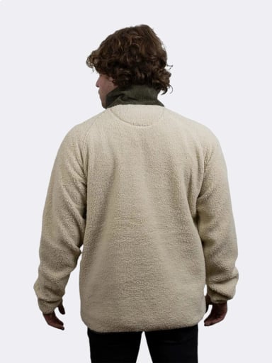 POLERÓN SHERPA HOMBRE FALCONE BEIGE NOMADIC - 2