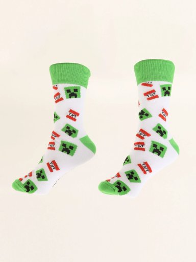 PACK X3 CALCETINES NIÑO MINECRAFT TEENO BOOM - 3