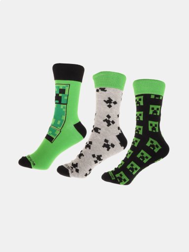 SET CALCETINES NIÑO MINECRAFT FULL PRINT - 1