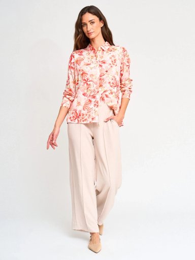BLUSA MUJER CACHAREL CUELLO CAMISERO MANGA LARGA - 4