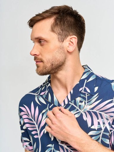 CAMISA HOMBRE KENNETH STEVENS MANGA CORTA - 3
